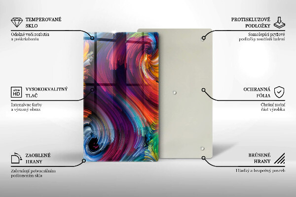 Kitchen countertop cover Colorful highlights