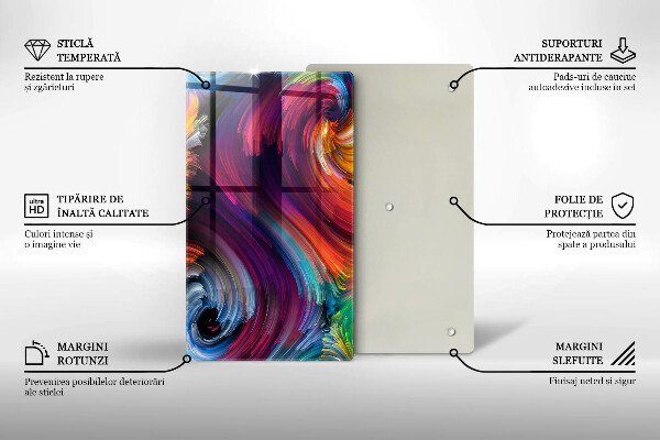 Kitchen countertop cover Colorful highlights