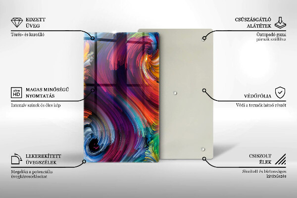 Kitchen countertop cover Colorful highlights