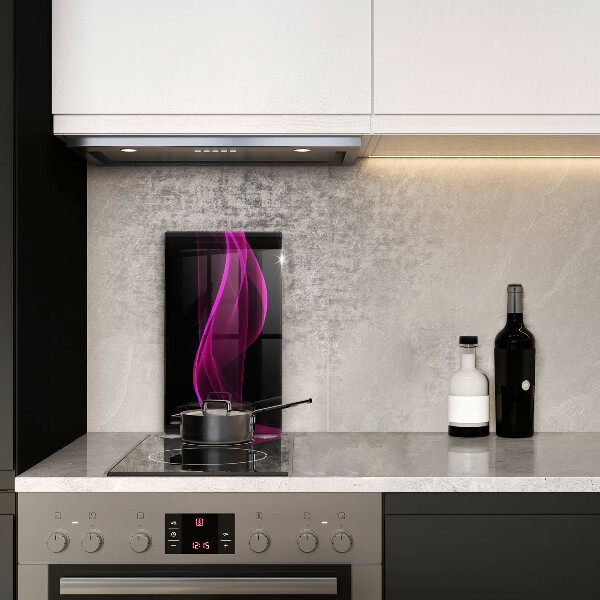 Kitchen countertop cover Pink abstraction