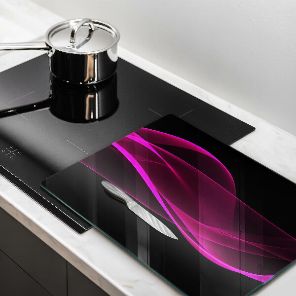 Kitchen countertop cover Pink abstraction