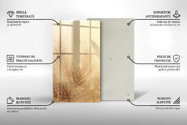 Kitchen countertop cover Beach sand and holidays