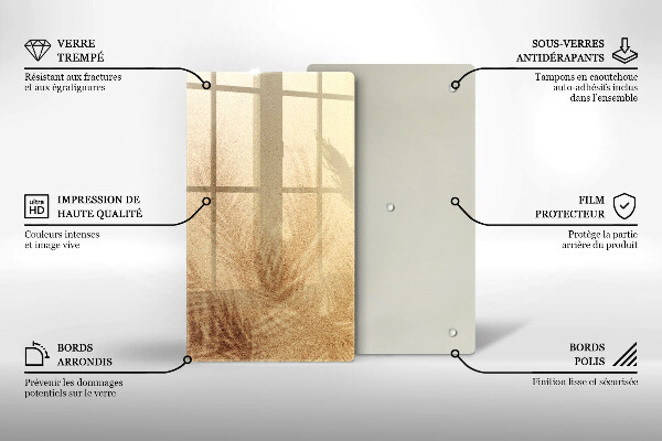 Kitchen countertop cover Beach sand and holidays