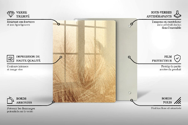 Kitchen countertop cover Beach sand and holidays