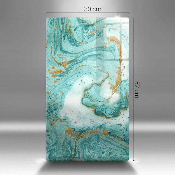 Induction hob protector Blue abstraction