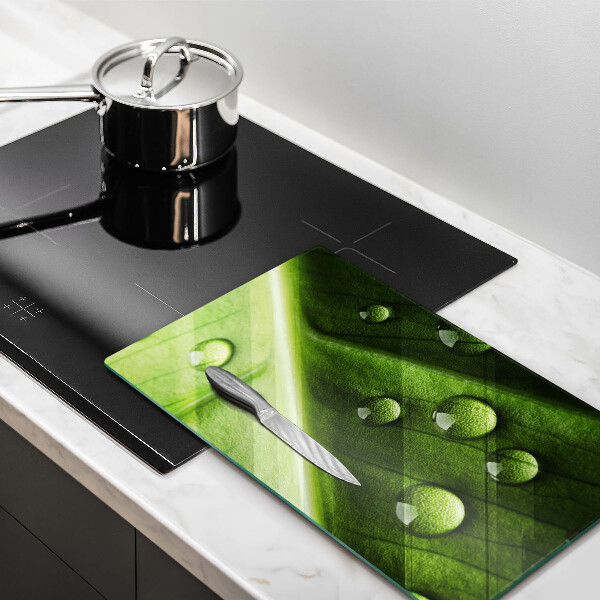 Induction hob protector Nature Rosa and Leaf