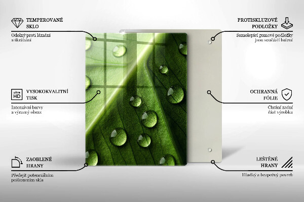 Induction hob protector Nature Rosa and Leaf