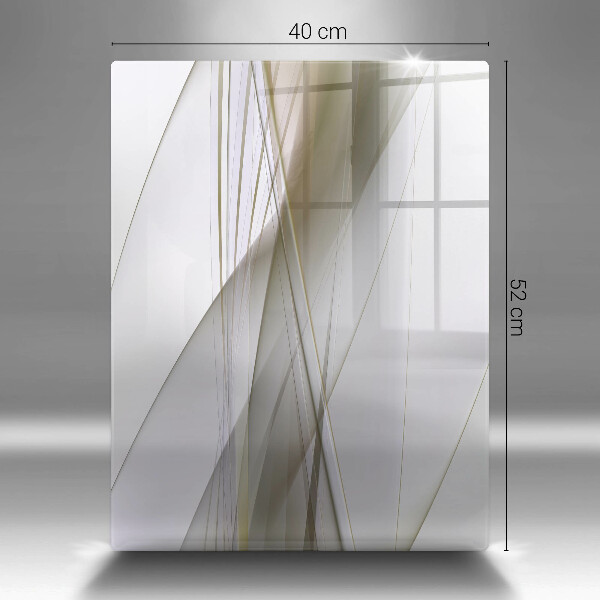 Induction hob protector Abstraction Design lines