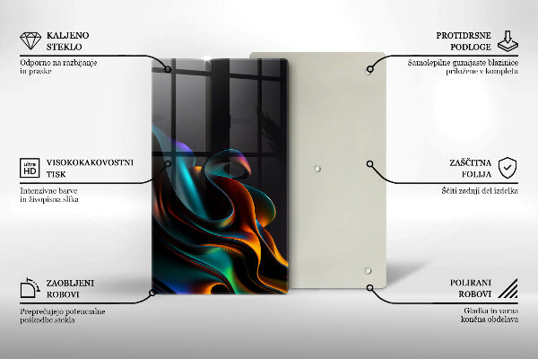 Worktop cover Colorful abstraction