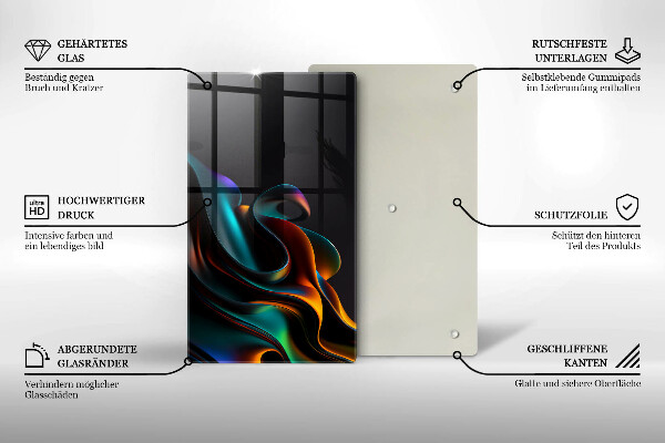 Worktop cover Colorful abstraction