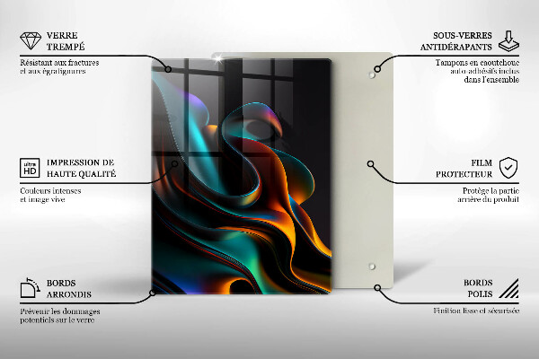 Worktop cover Colorful abstraction