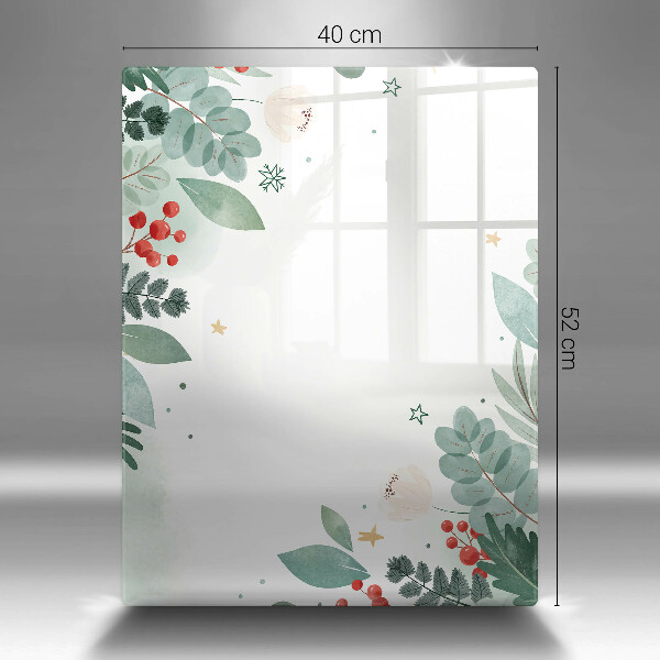 Induction hob protector Watercolors leaves