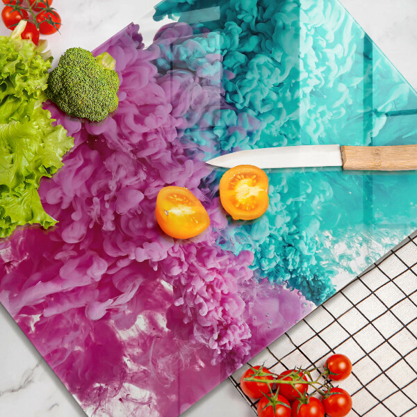 Worktop cover Turkos-pink smoke