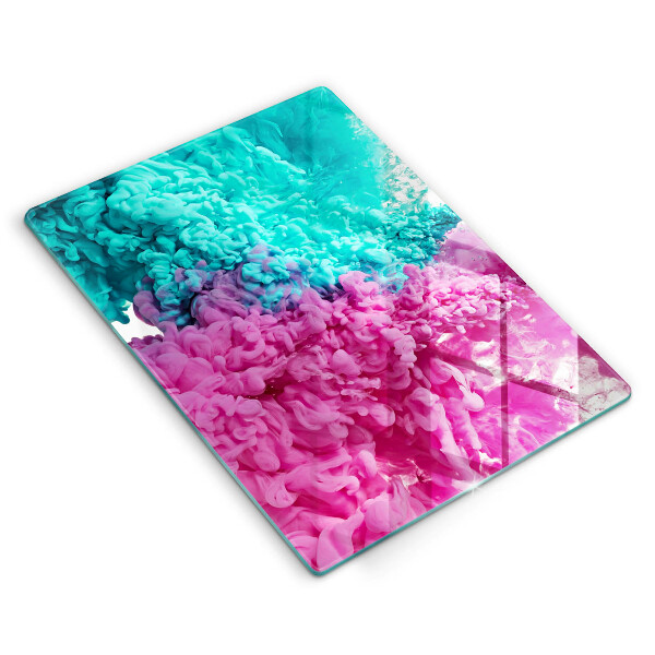 Worktop cover Turkos-pink smoke