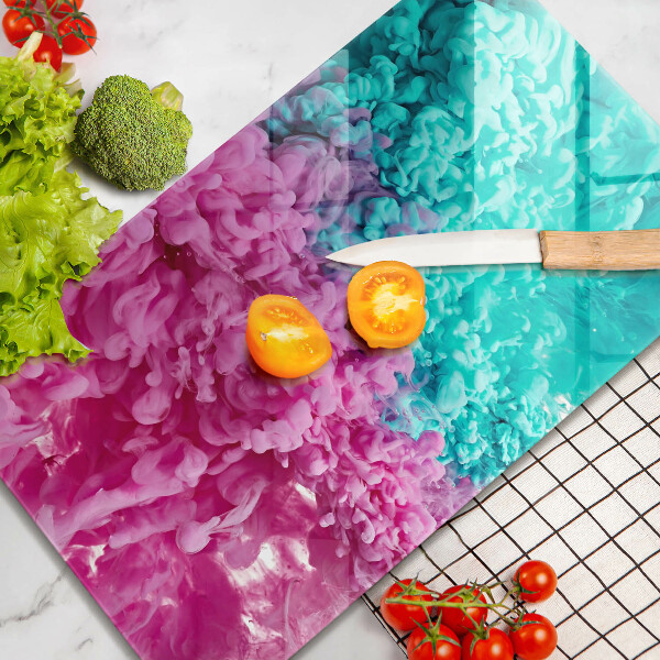 Worktop cover Turkos-pink smoke