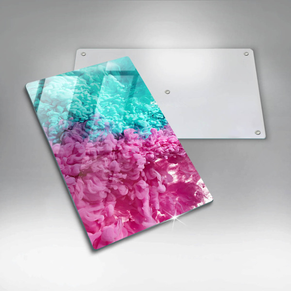 Worktop cover Turkos-pink smoke