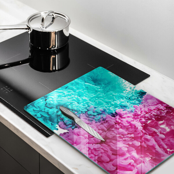 Worktop cover Turkos-pink smoke