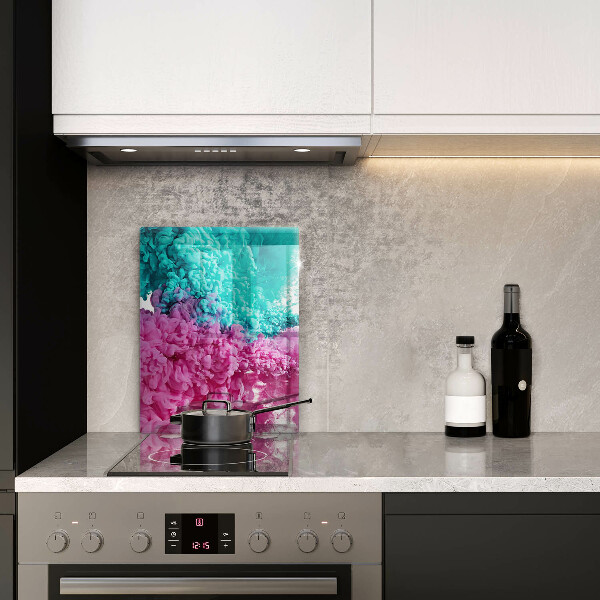 Worktop cover Turkos-pink smoke