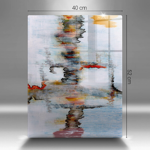 Induction hob protector Paints abstraction