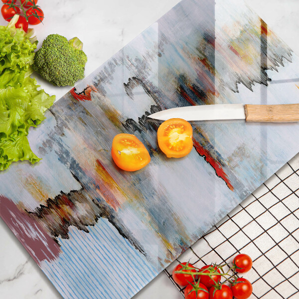 Induction hob protector Paints abstraction