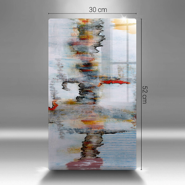 Induction hob protector Paints abstraction