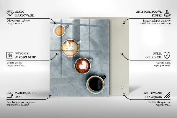 Induction hob protector Kitchen - Coffee cups