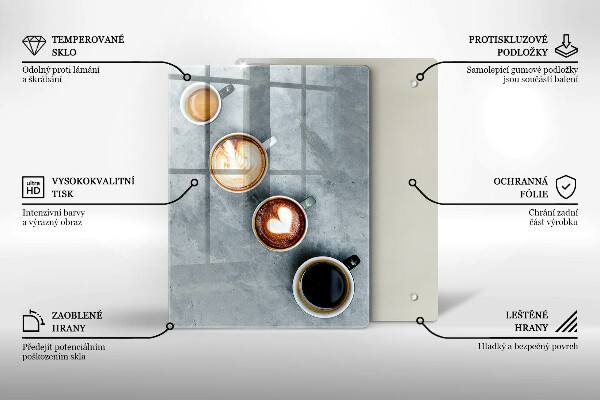 Induction hob protector Kitchen - Coffee cups