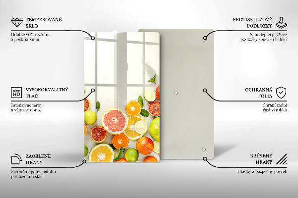 Induction hob protector Fruits citruses
