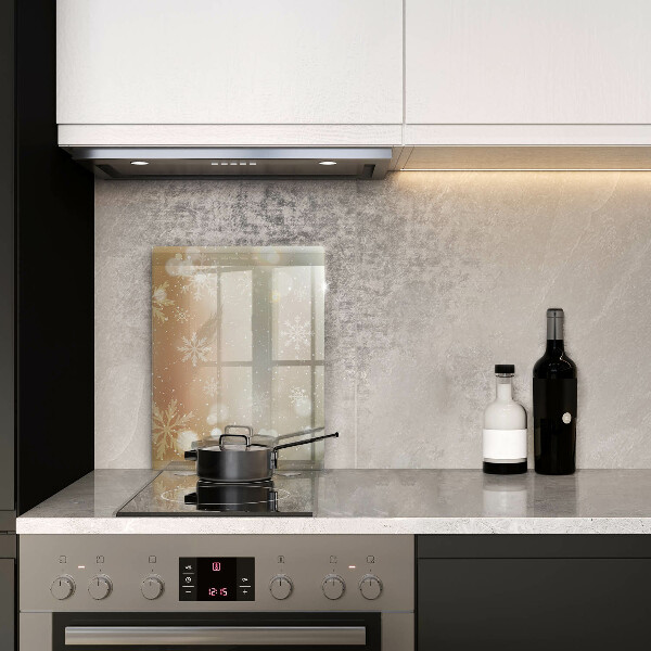 Induction hob protector Snowflakes