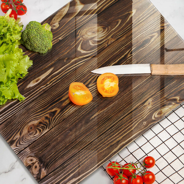 Induction hob protector Wood texture