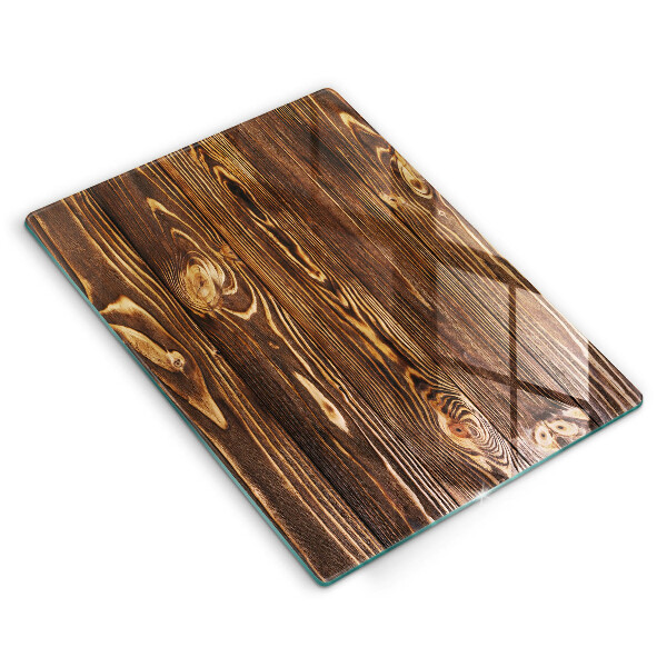 Induction hob protector Wood texture