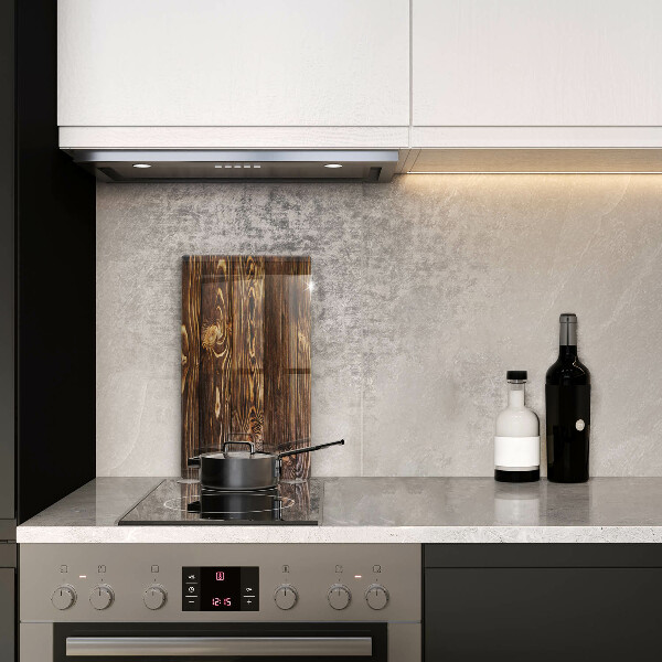 Induction hob protector Wood texture