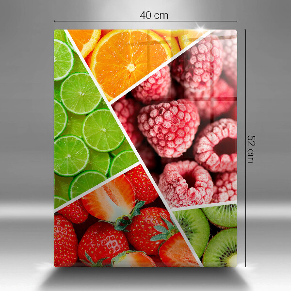 Induction hob protector Colorful fruit