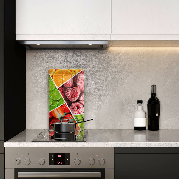 Induction hob protector Colorful fruit