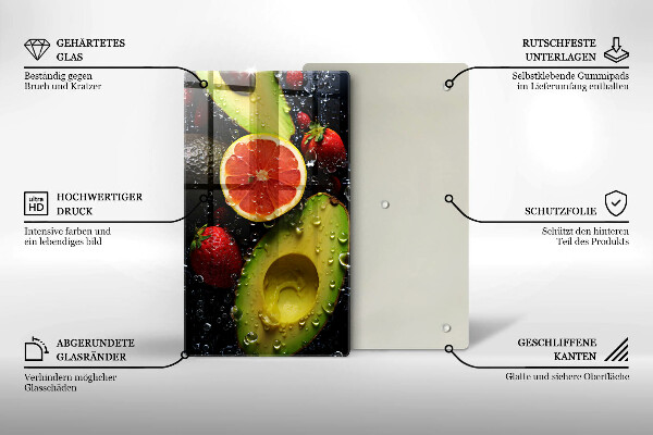 Induction hob protector Fruits and vegetables