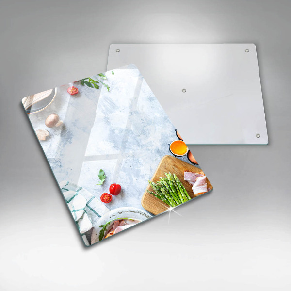 Induction hob protector Ingredients in the kitchen