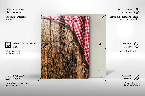 Work surface savers Wooden table