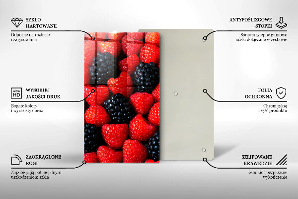 Work surface savers Raspberries and blackberries