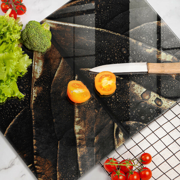 Work surface savers Golden leaf