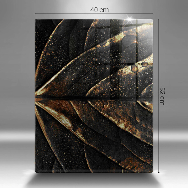 Work surface savers Golden leaf