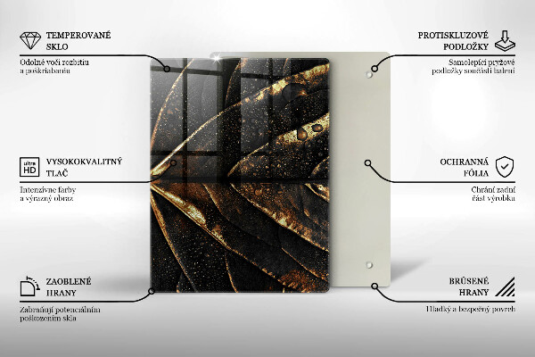 Work surface savers Golden leaf