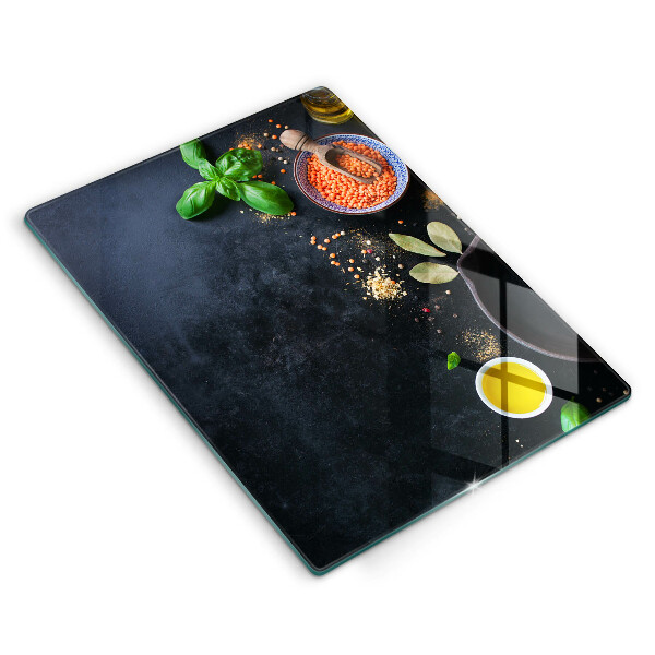 Work surface savers Spices with spices