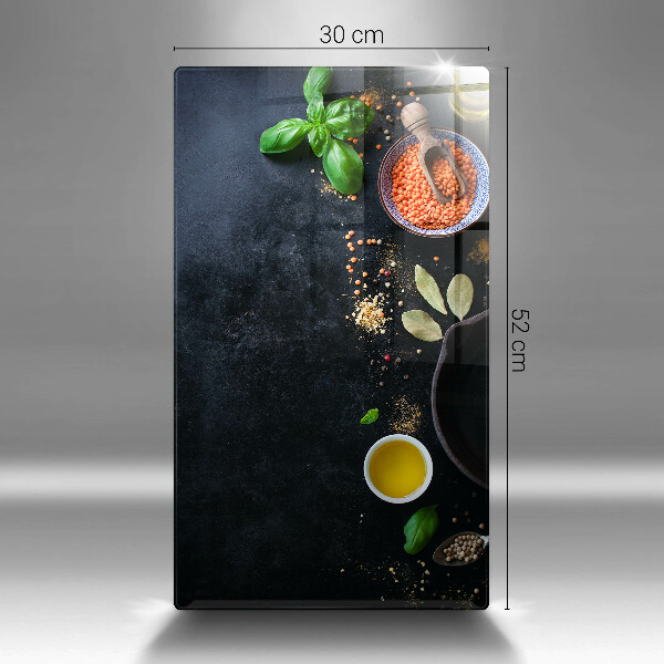 Work surface savers Spices with spices