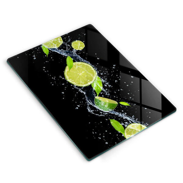 Induction hob protector Juicy lime in water