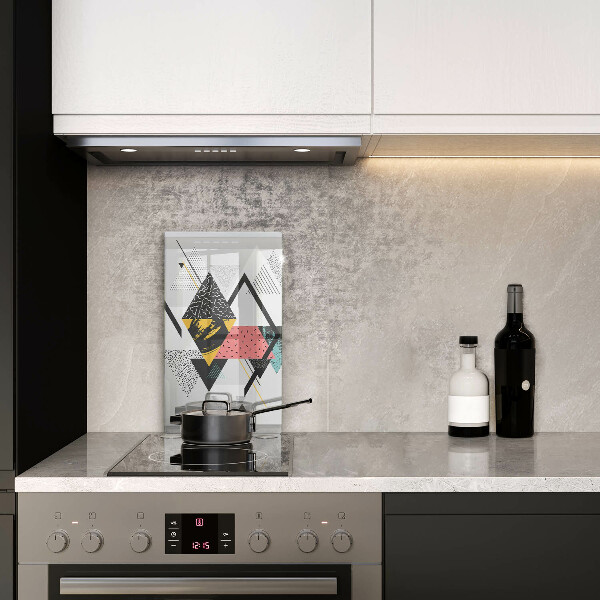 Induction hob protector Abstraction of the triangle