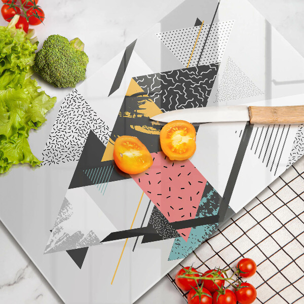 Induction hob protector Abstraction of the triangle