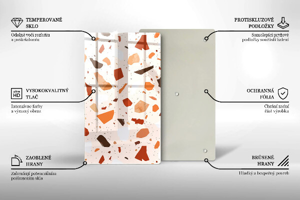 Induction hob protector Decorative stone stone