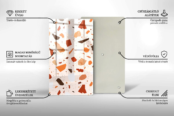 Induction hob protector Decorative stone stone