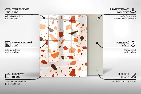 Induction hob protector Decorative stone stone