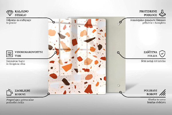 Induction hob protector Decorative stone stone